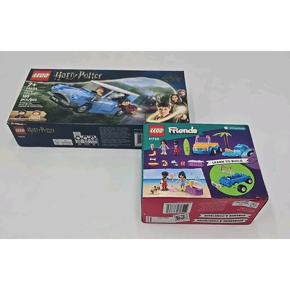 NEW LEGO Harry Potter 76424 Flying Ford Anglia‎ + LEGO Friends 41725 Beach Van